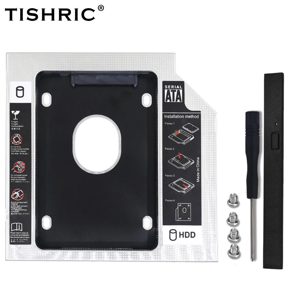 TISHRIC 2  HDD ĳ, Optibay SATA 3.0, 2.5 ġ SSD DVD CD-ROM Ŭ , ϵ ũ ̺ ̽, ˷̴, 12.7mm